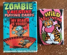 2 Decks Valentine Playing Cards - Wild Valentine, Zombie Valentine 