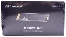 Transcend JetDrive 820 480GB PCIe Gen3 x2 AHCI Solid State Drive For Mac NFS