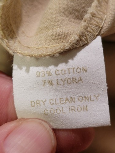 Lite Tan Western Inspired Business Casual Pants By Jenna Maac Sz 8 Made In USA - Picture 10 of 11