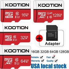 Kootion 16GB 32GB 64GB 128GB Micro SD TF Card Ultra SDHC SDXC Memory Lot 1/5/10x