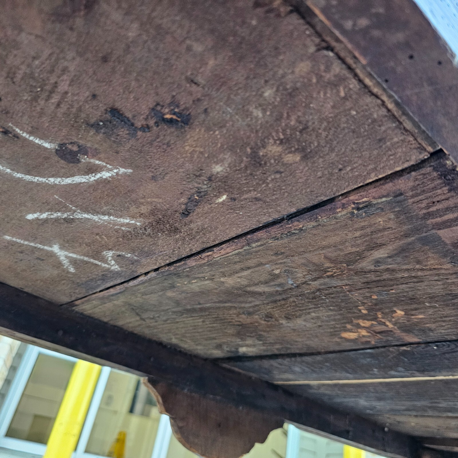 LOUIS XVI Transitional CHEST 4 Drawer Marquetry Oak Mahogany Commode