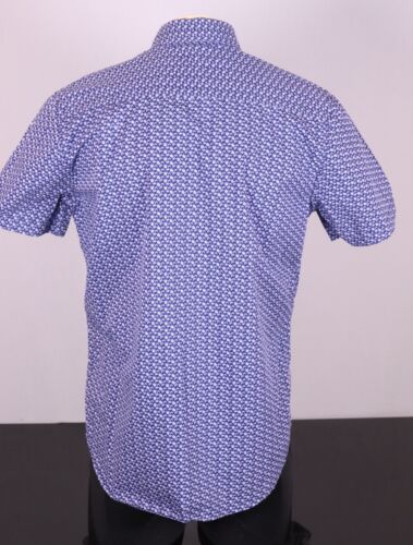 ROBERT GRAHAM Men’s Large Short Sleeve Sport Shirt -Blue Multi Geometric Print - Picture 9 of 12