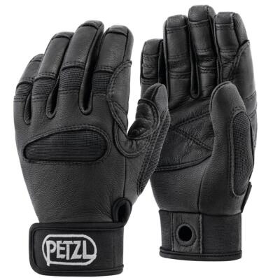 Petzl Cordex Plus Sicherungs-/Abseilhandschuhe - schwarz oder hellbraun - Leder - verstärkt