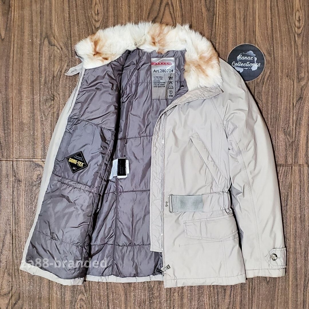 美品 PRADA GORE-TEX ベージュ ナイロンジャケットフード付き 6rTKU3hkyv6EL8mGUc8dObffSImHn3