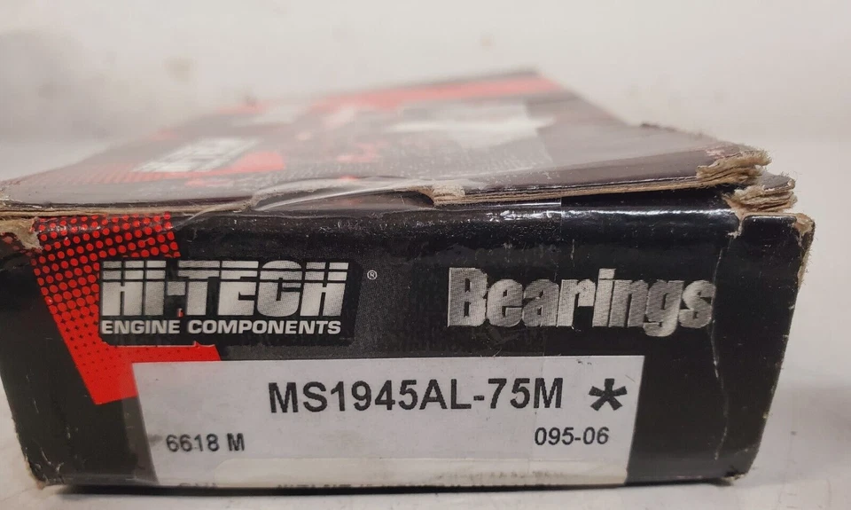 Hi-Tech Engine Main Bearing Set MS1945AL-75M | MB 3053 PU | 6618M | 095-06 - Image 2 of 4