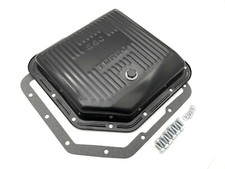 Gm Transmission Oil Pan Th350 Turbo 350 Steel Stock Capacity Hot Rod Kit Black