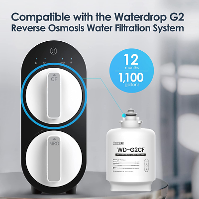 Waterdrop WD-G2CF Filter for WD-G2 Reverse Osmosis System Waterdrop WD-G2CF Filter for WD-G2 Reverse Osmosis System