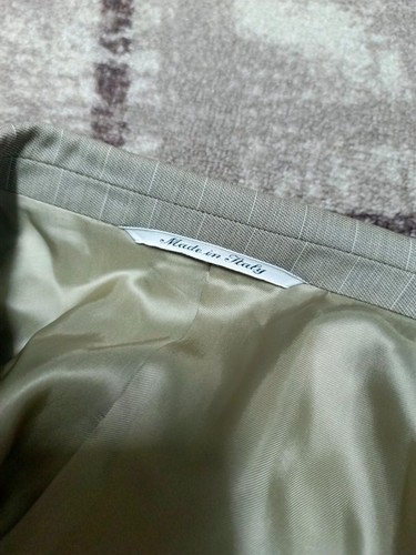 Vintage Canali Classic all worsted Luxury handtailored Bespoke retro db suit 44R - Picture 7 of 16