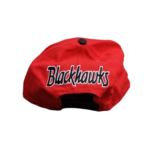 Cappello Berretto '47 Marca Chicago Blackhawks NHL Snap Back Adulto OSFA Rosso e Nero - Foto 3 di 11