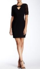 New! Marc New York Elegant Black Sheath Dress 2, all sizes Available in 3 colors