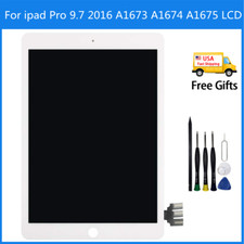 For iPad Pro 9.7" A1673 A1674 A1675 White LCD Touch Screen Display Digitizer