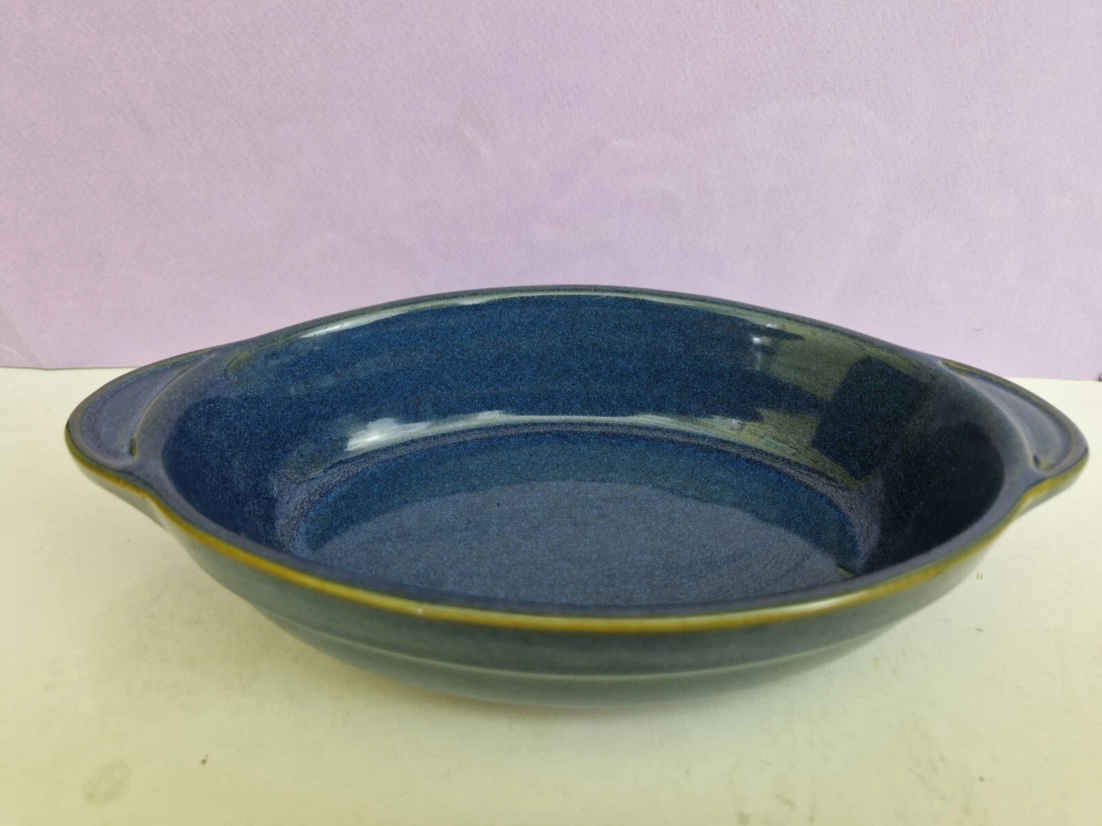 DENBY BOSTON BLUE entree oval pie dish
Opens in a new window or tab