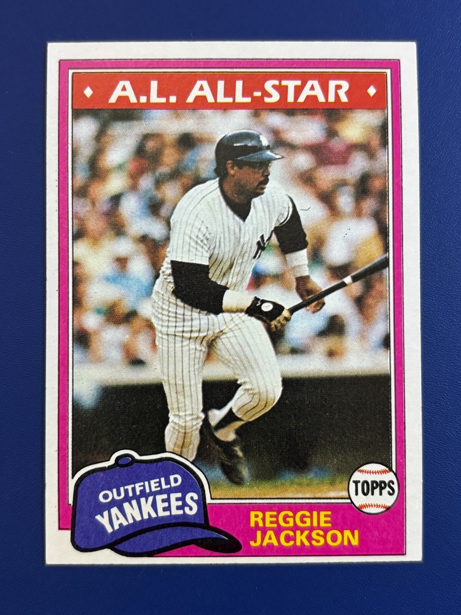 MLB ヤンキースレジェンド　バットカード ⚾ 1981 Topps Baseball Base Card #400 Reggie JACKSON ⚾ | eBay
