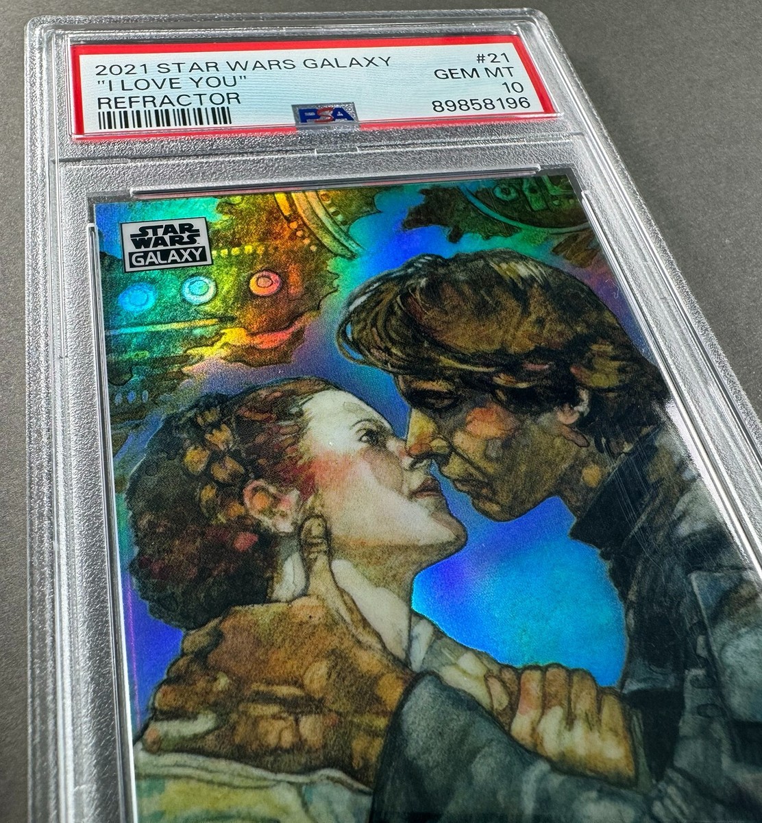 その他 Topps Star Wars Galaxy 2021 /25 PSA 10 PSA 10) 2021 Star Wars Galaxy #21, “I Love You” Refractor | eBay