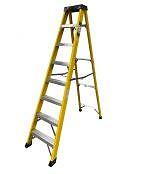 GRP Swingback Step Ladder 4-10 Tread Professional Safety Ladders