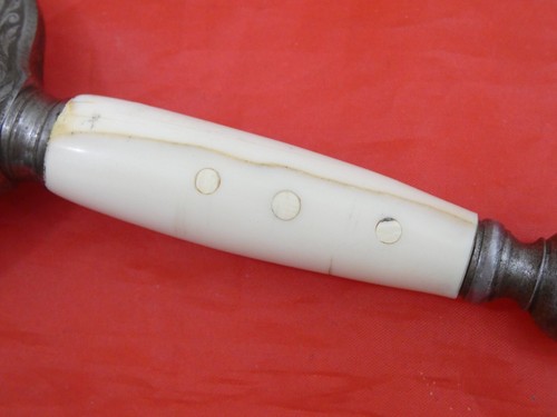 EXCEPTIONAL ANTIQUE SPAIN TOLEDO DAGGER KNIFE FINE DECORATED BLADE sword 1891 - Picture 17 of 24