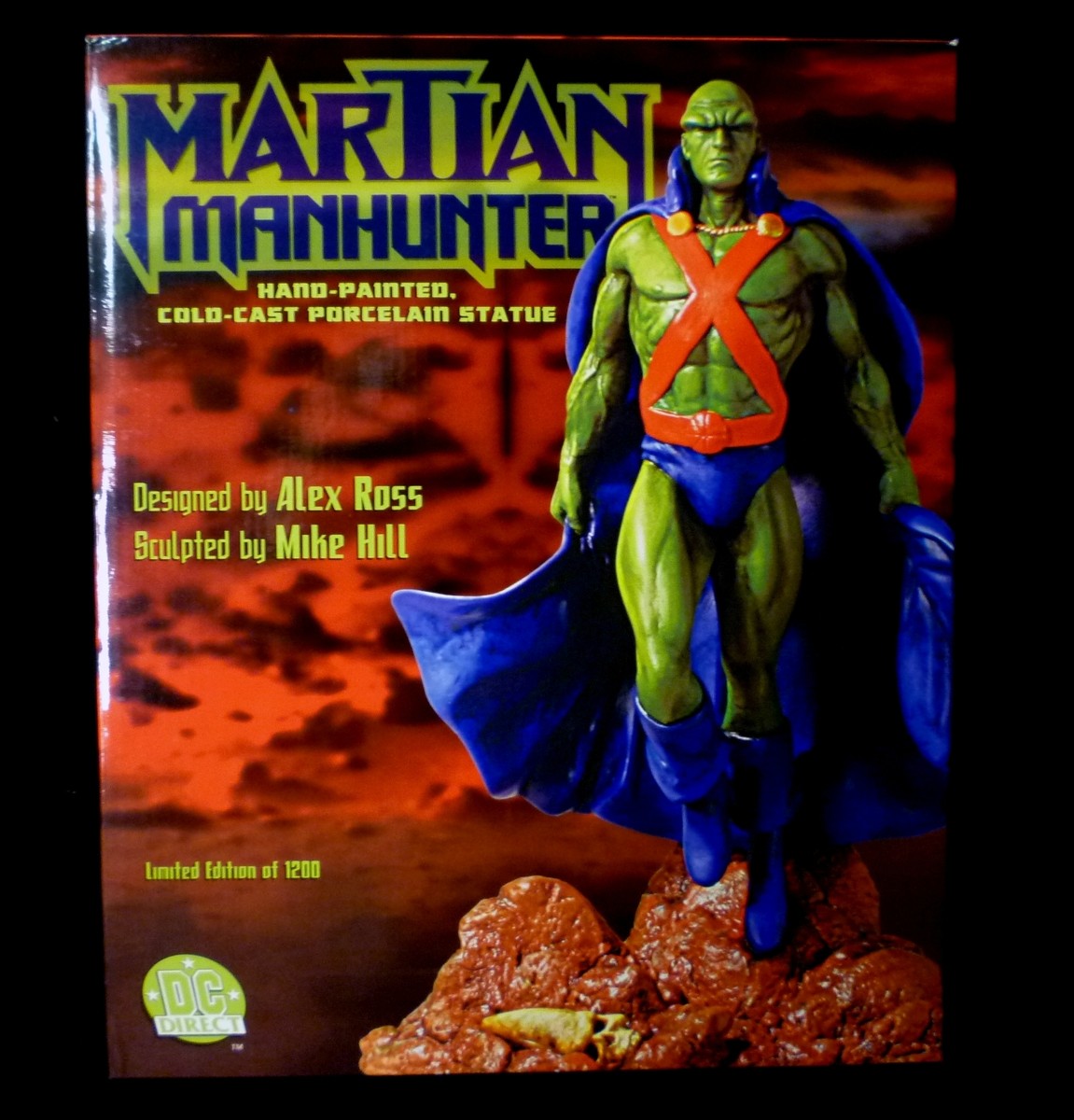 Martian Manhunter Cold-cast Statue New 2005 DC Comics Alex Ross