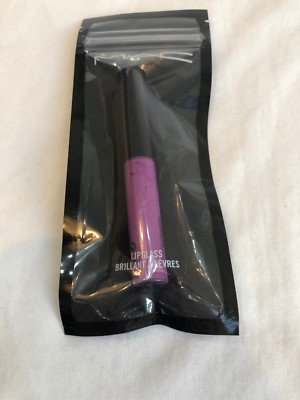 MAC Mini Lipglass Dilly Dazzle Goth Purple Discontinued Neu Reisegröße 2,4g