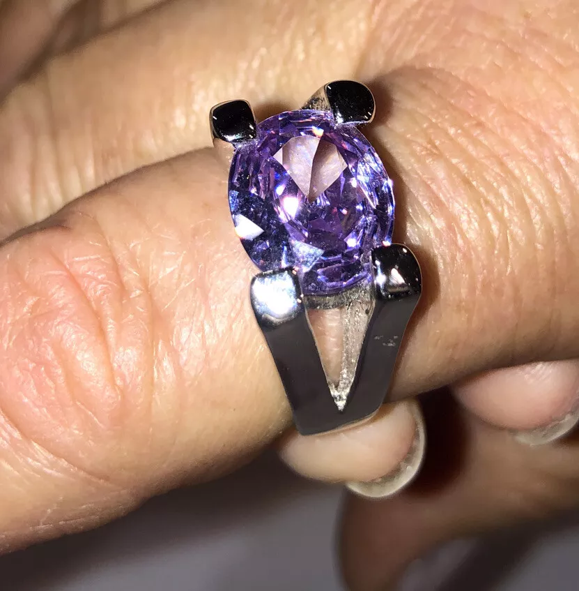 Light purple stone on sale ring
