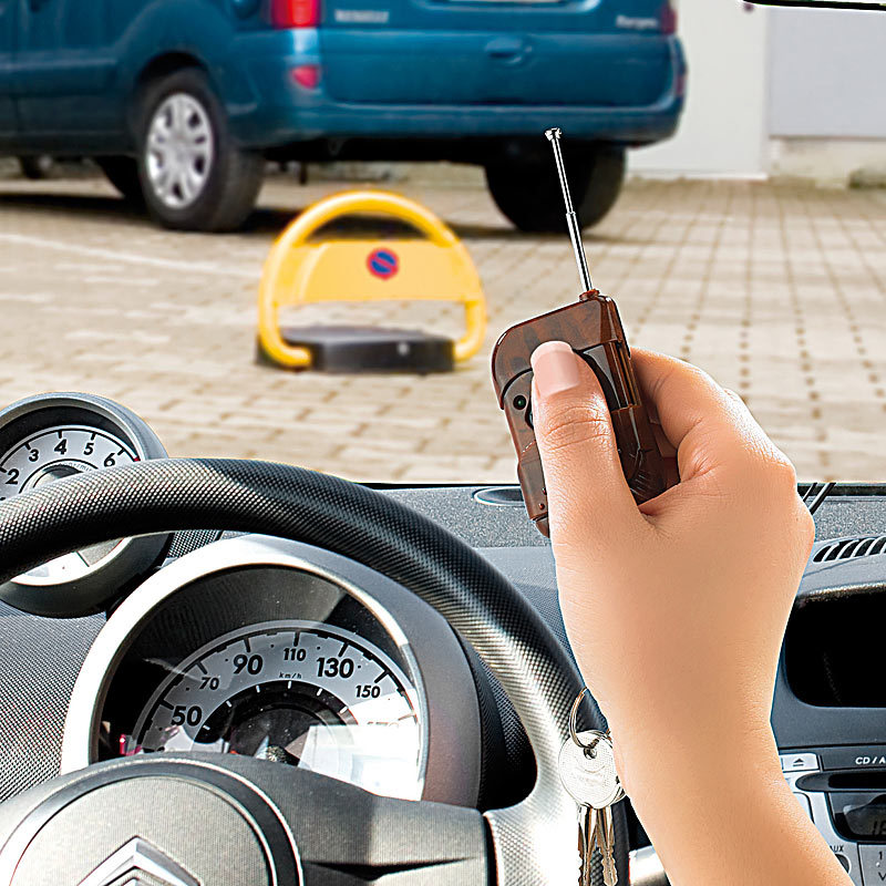 Lescars Parksperre Automatische Solar Parkplatzsperre Mit Fernbedienung Parkbugel Tore Schranken Terrassen Zaune