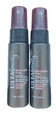2 Pack ULTA Beauty Wannabe Free Setting Spray -Travel Size -  1.01 oz