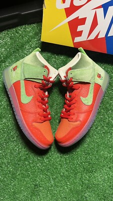 Size 10.5 - Nike SB Dunk High Strawberry Cough