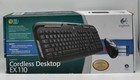 LOGITECH Cordless Desktop EX110 BLACK Keyboard Mouse NEW SEALED