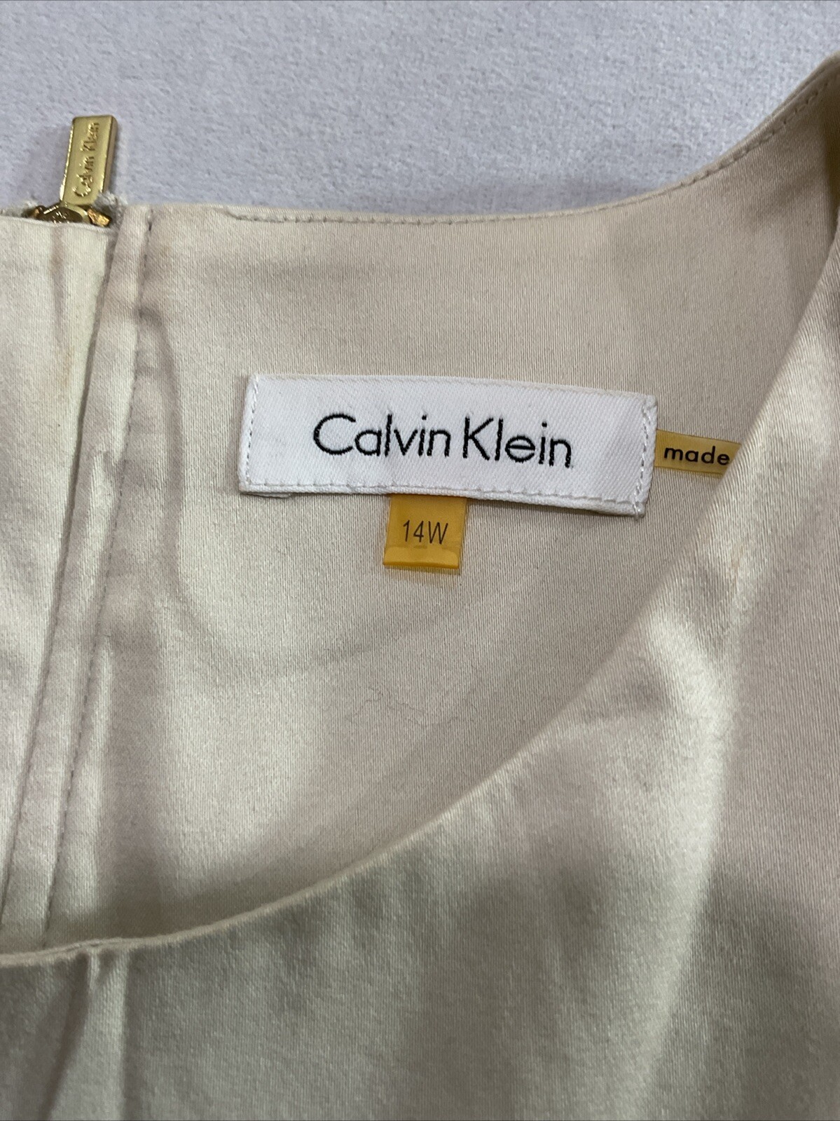 Calvin Women’s Solid Colored Sleeveless Dress Siz… - image 4