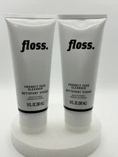 Lot of 2 ~ floss~Friendly Face Cleanser~3 Fl Oz/90mL-New Sealed