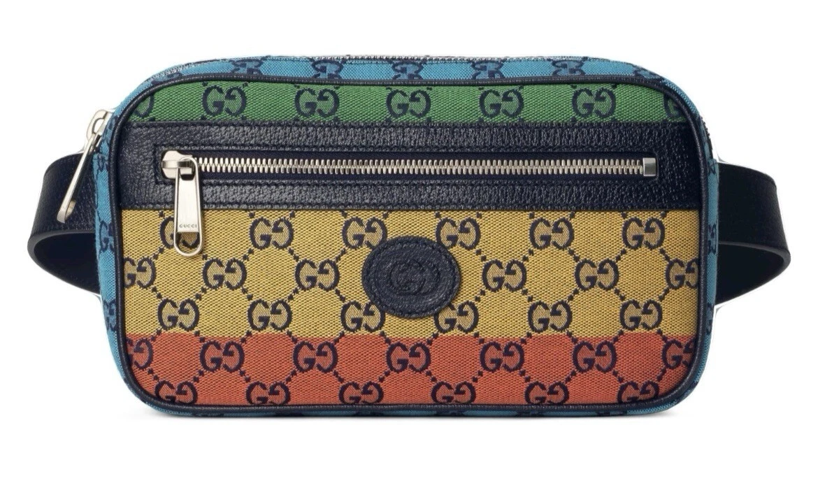 Sac ceinture multicolore 100 % authentique GUCCI GG