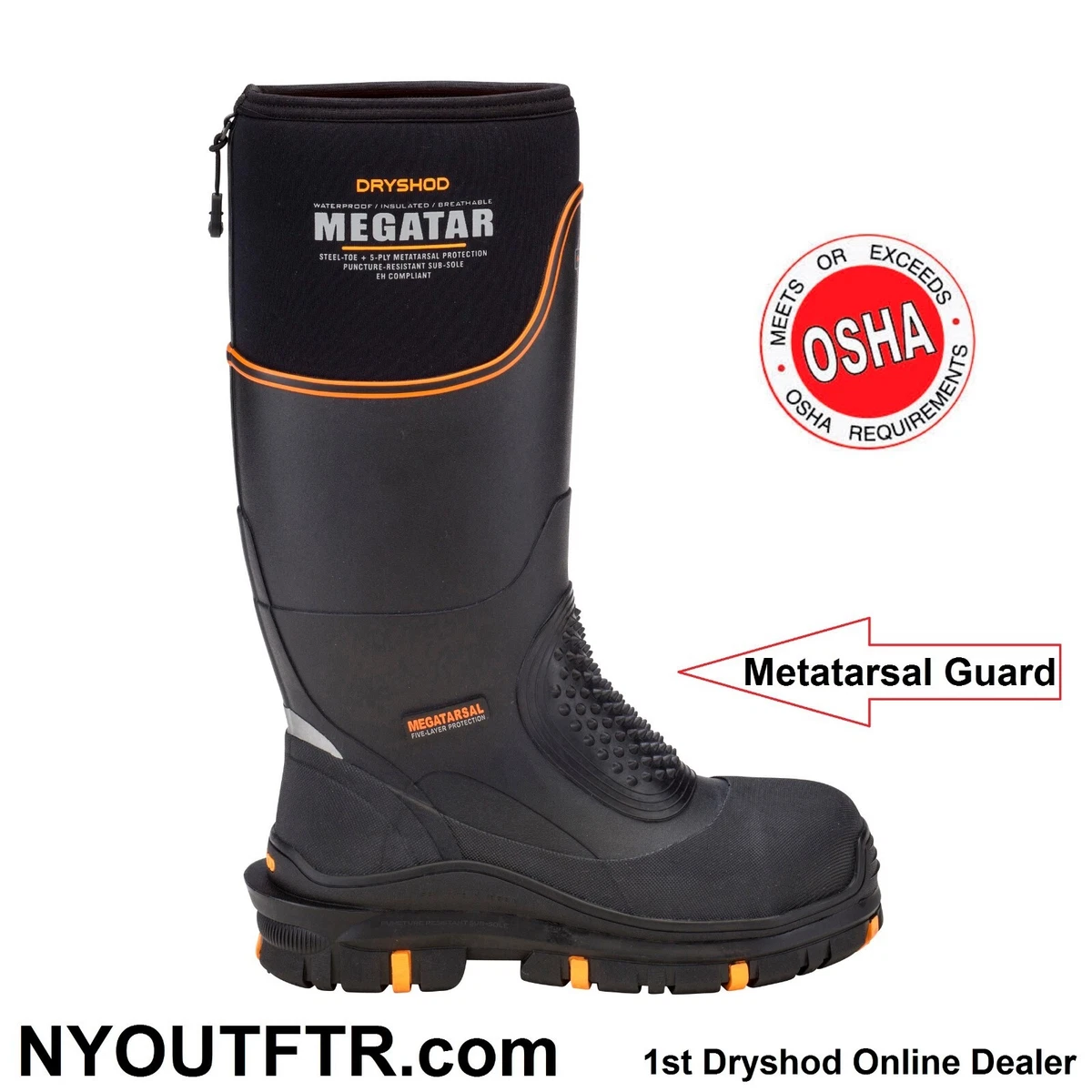 Dryshod steel best sale toe