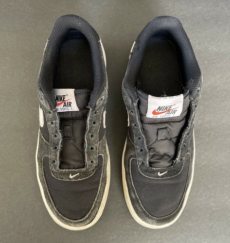 Nike Air Force 1 Sneakers Shoes Black Suede (596728-026) Youth size 5.5Y - Bild 8 von 11