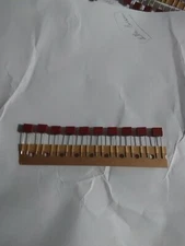 10 PCS, FUSE, WICKMANN TIP, 1 AMP, SLOBLO, 19MM LEADS, 5MM SPACING 