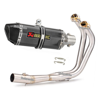 Full Exhaust System Muffler Pipe For Kawasaki Vulcan S650 VN650 EN650 2015-2024