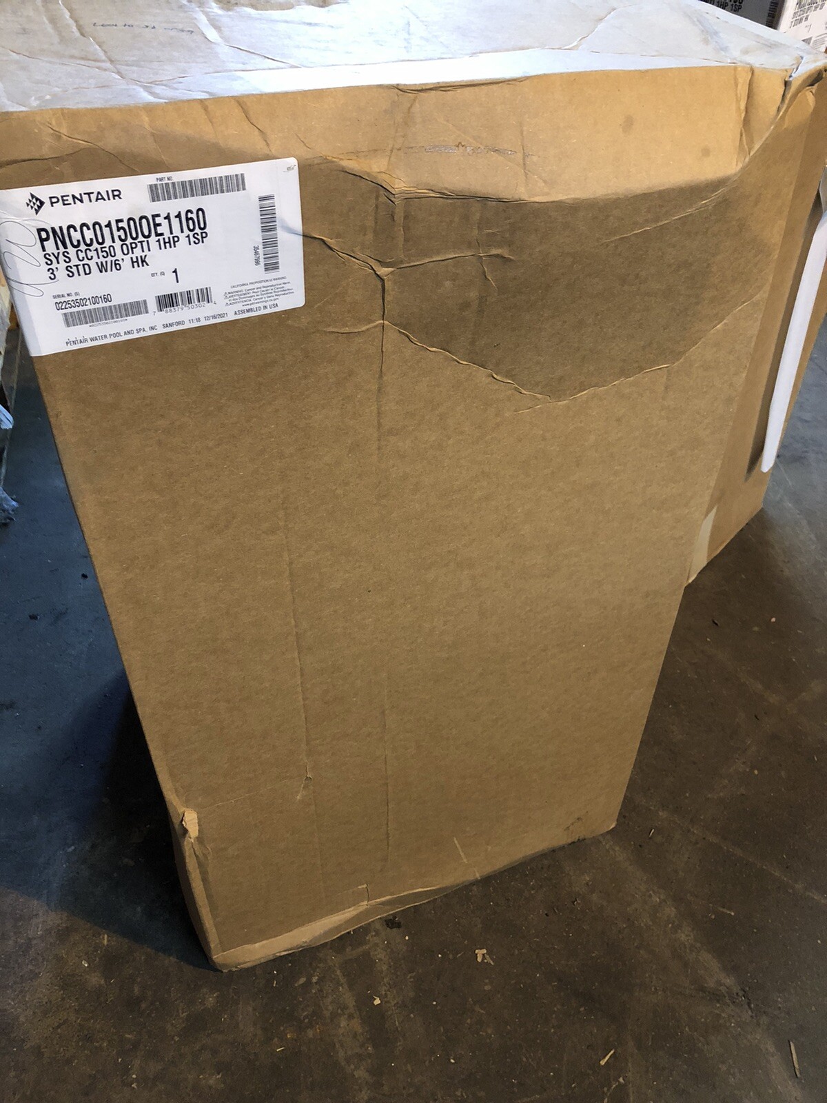 Pentair ECPNCC0075OE1160 Clean & Clear CC75 Cartridge Filter 75 sq. ft