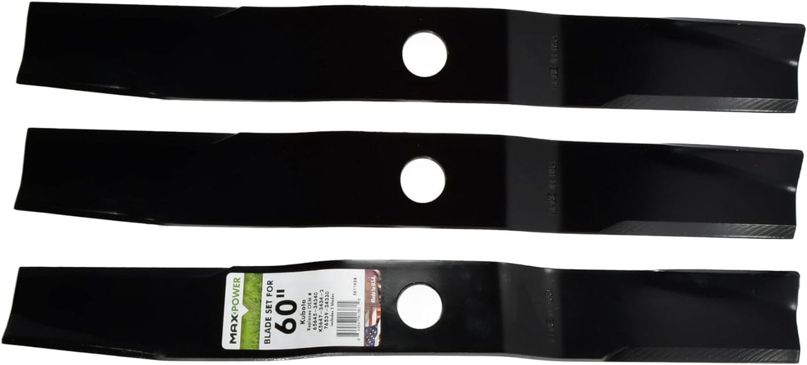 Maxpower 561142B Mower Blade, Black