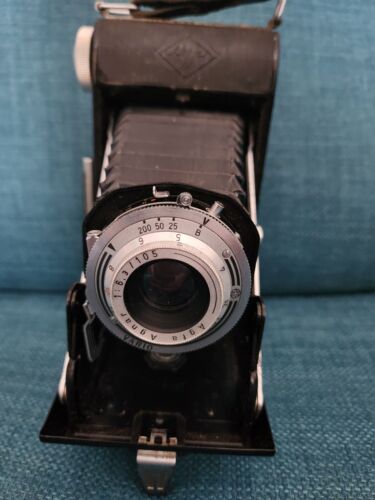 Superbe appareil photo vintage Agfa Billy 6.3 soufflets fabriqué en Allemagne article rare - Photo 1/8