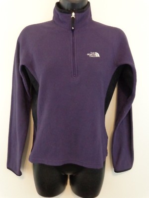 THE NORTH FACE FLIGHT SERIES Jacket Women's S Purple 1/4 Zip Fleece Pullover