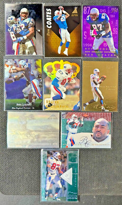 BEN COATES ~ 9x NFL Football Card Lot w/SP Card, Inserts, Parallel [PATRIOTS]