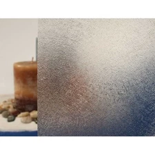 Clear Frosted Fiberglass Static Cling Window Film, 36" Wide x 6.5 ft