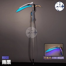 Game Zenless Zone Zero Hugo Vlad Scythe Emit Light Scalable Cane Removable Prop