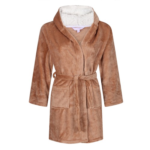 NIÑAS BATA CACHORRO PERRO NOVEDAD CAPUCHA SUAVE LUJO FELPA ROPA DE DORMIR 7-13 AÑOS NUEVO - Imagen 4 de 4