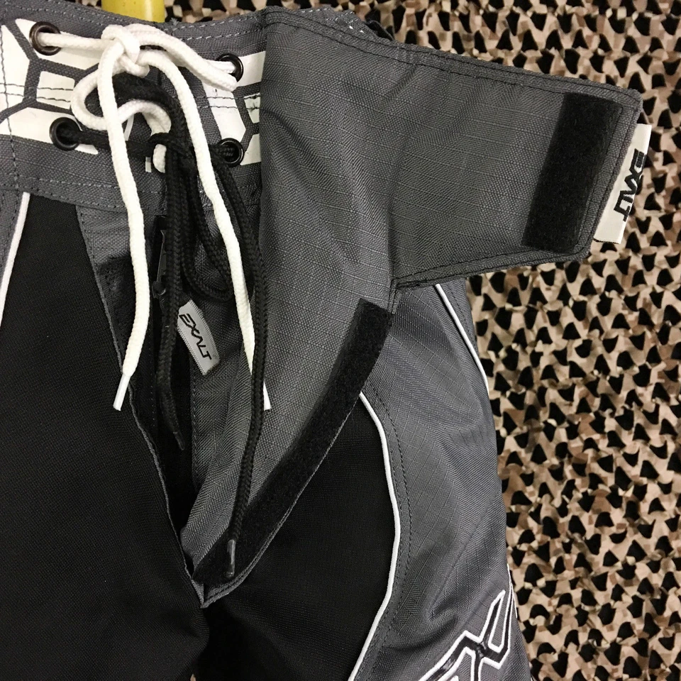 NEW Exalt T4 Padded Tournament Paintball Pants - Charcoal Grey/Black - Medium - Image 4 of 4