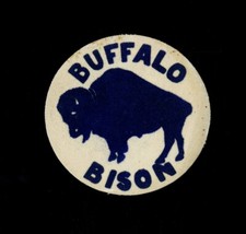 1946 BUFFALO BISON LOGO CLOTH PATCH EXTREMELY RARE UNCATALOGED INTERNATIONAL BB