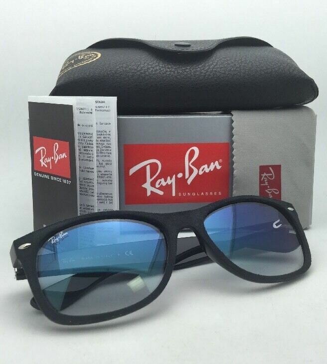 小物 RB 2132-F NEW WAYFARER 6242/3F 58-18 Rare Ray-Ban NEW WAYFARER Sunglasses RB 2132 6242/3F Black