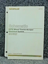 OEM Factory Caterpillar 627G Scraper Electrical System Schematic Volume 1
