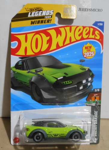 HOT WHEELS HW DREAM GARAG SERIES  MAZDA MX-5 MIATA IN GREEN  #2/5 OR #1/250