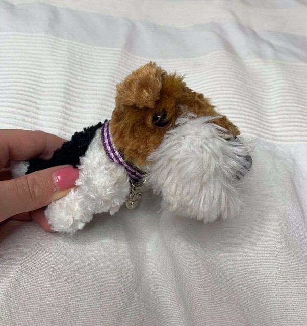 fox terrier stuffed animal