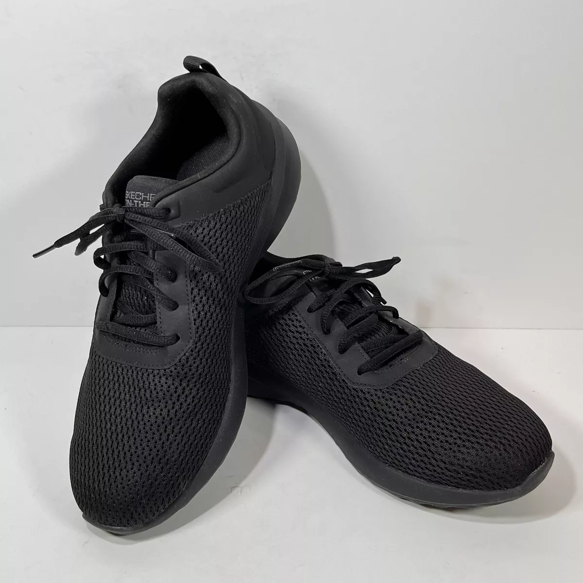 inflation Akademi Rundt og rundt Skechers Mens Size 8 On The Go City 3 55301 Black Running Shoes Sneakers  Lace Up | eBay