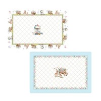 Platzset Spring Bloom Hasen Und Blumen Doppelseitig 45X30Cm Easy Life